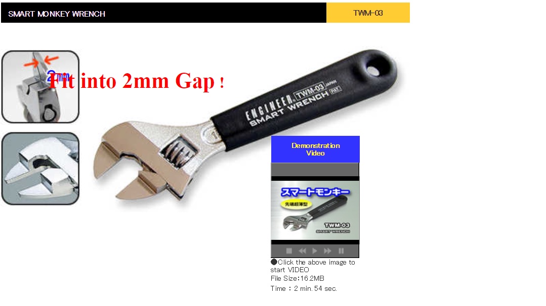 Ichiban Precision Sdn Bhd Engineer ENGINEER SMART MONKEY WRENCH